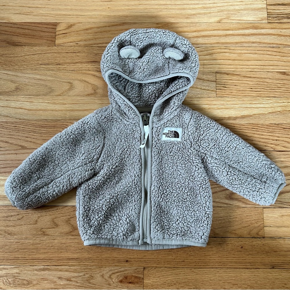 The North Face Infant Campshire Bear Hoodie Jacket Beige 3-6 Months